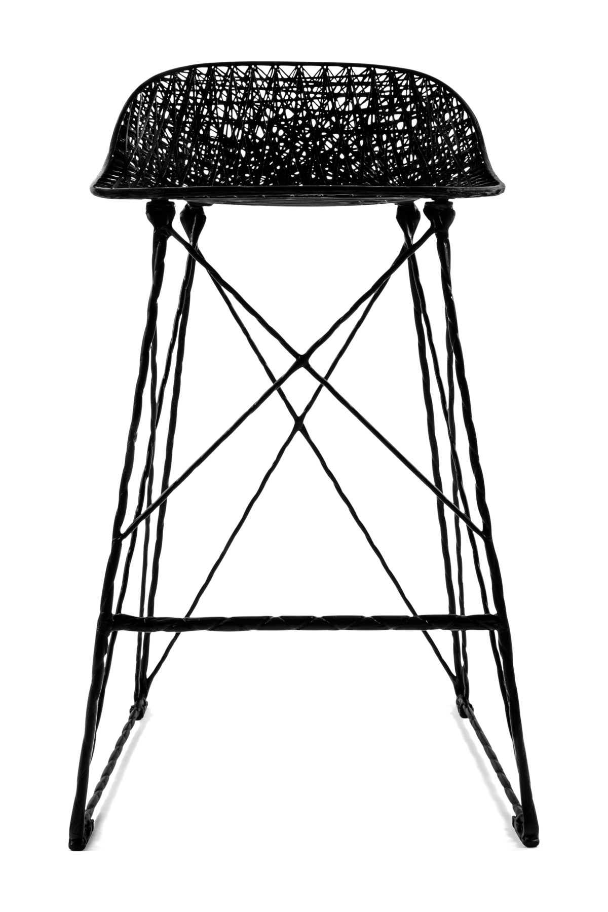 Carbon Bar Stool Low front side